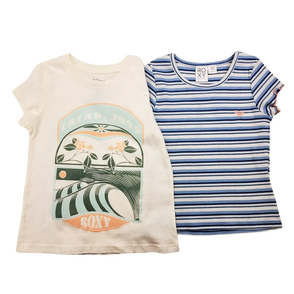 Roxy - Chandail Ă manches courtes pour enfants, paquet de 2 - Image 2