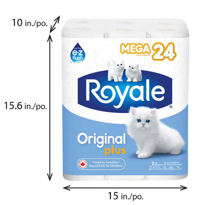 Royale - Papier hygiénique originale plus 24 x 323 feuilles - Image 2
