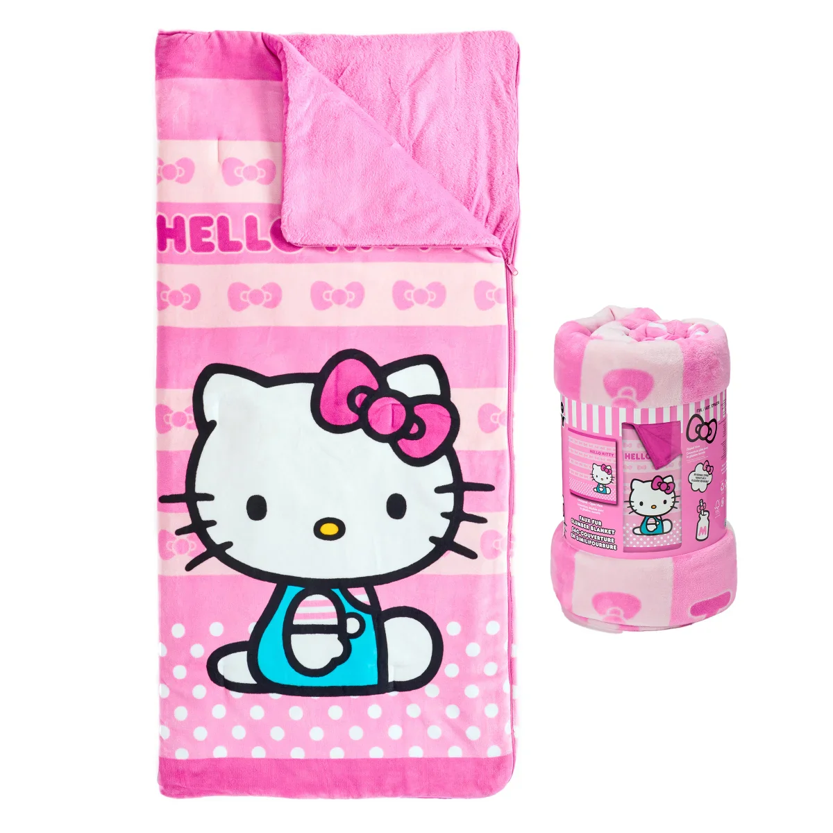 Sac de couchage en fausse fourrure pour enfant - Image 3