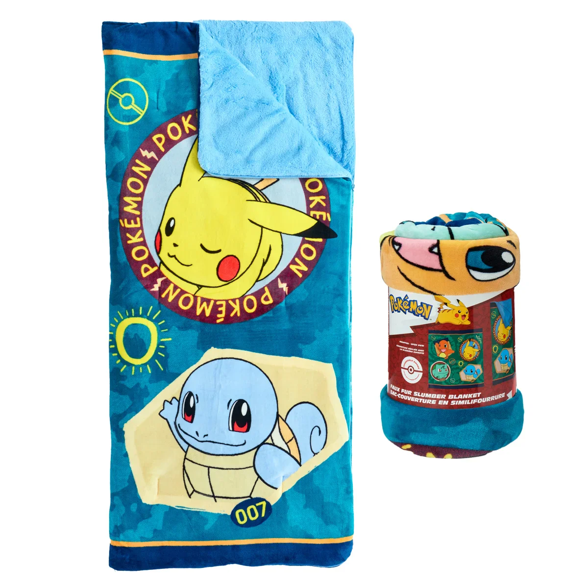 Sac de couchage en fausse fourrure pour enfant - Image 4