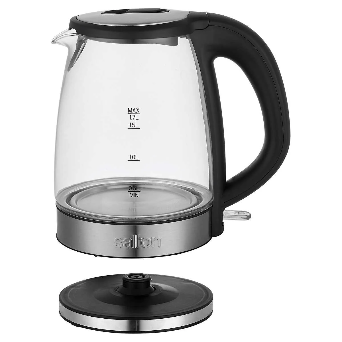 Salton - Bouilloire en verre électrique, sans fil,1,7 L - Image 4