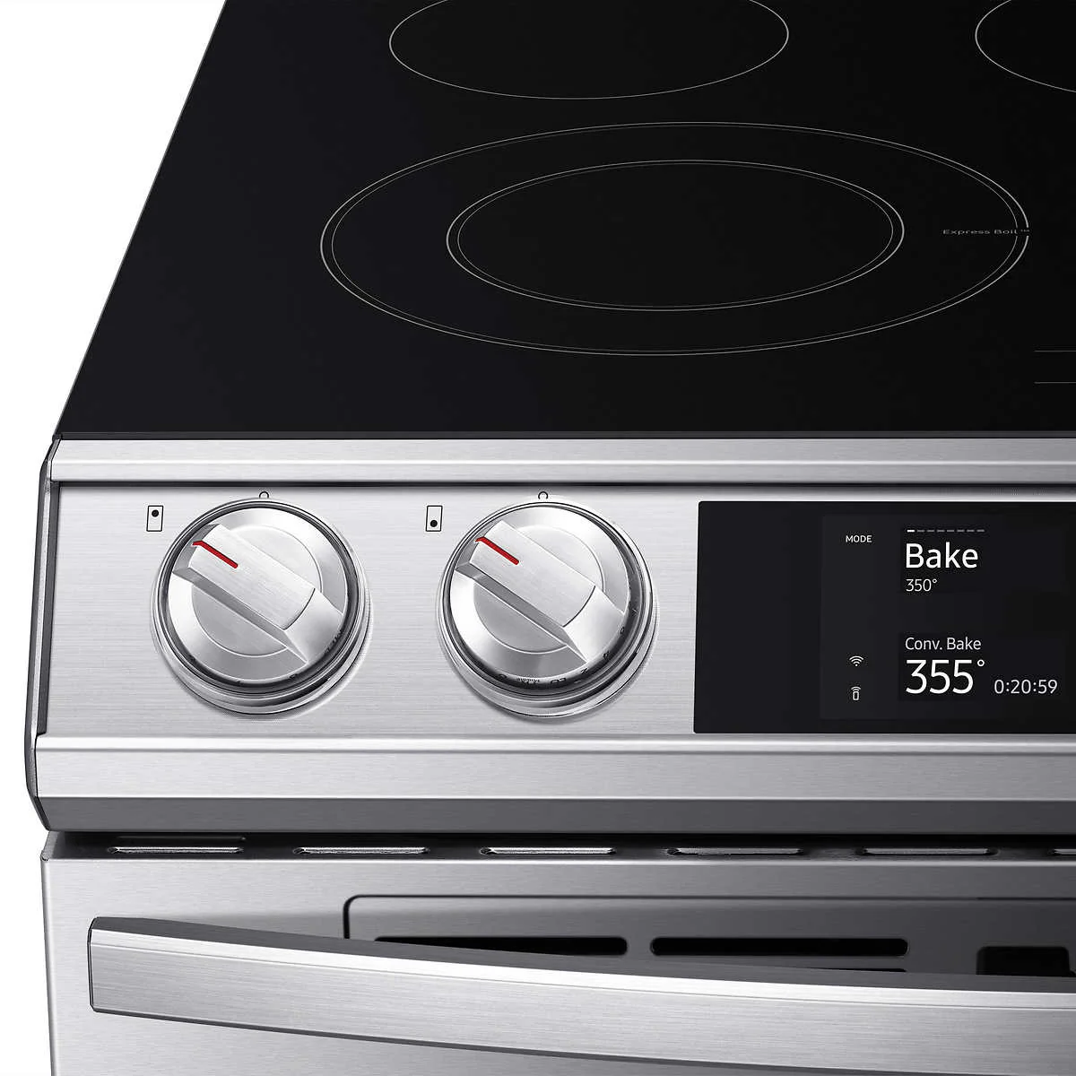 Samsung - Cuisinière électrique 30 po de 6,3 pi³ - Flex Duo - AirFryer - Image 3