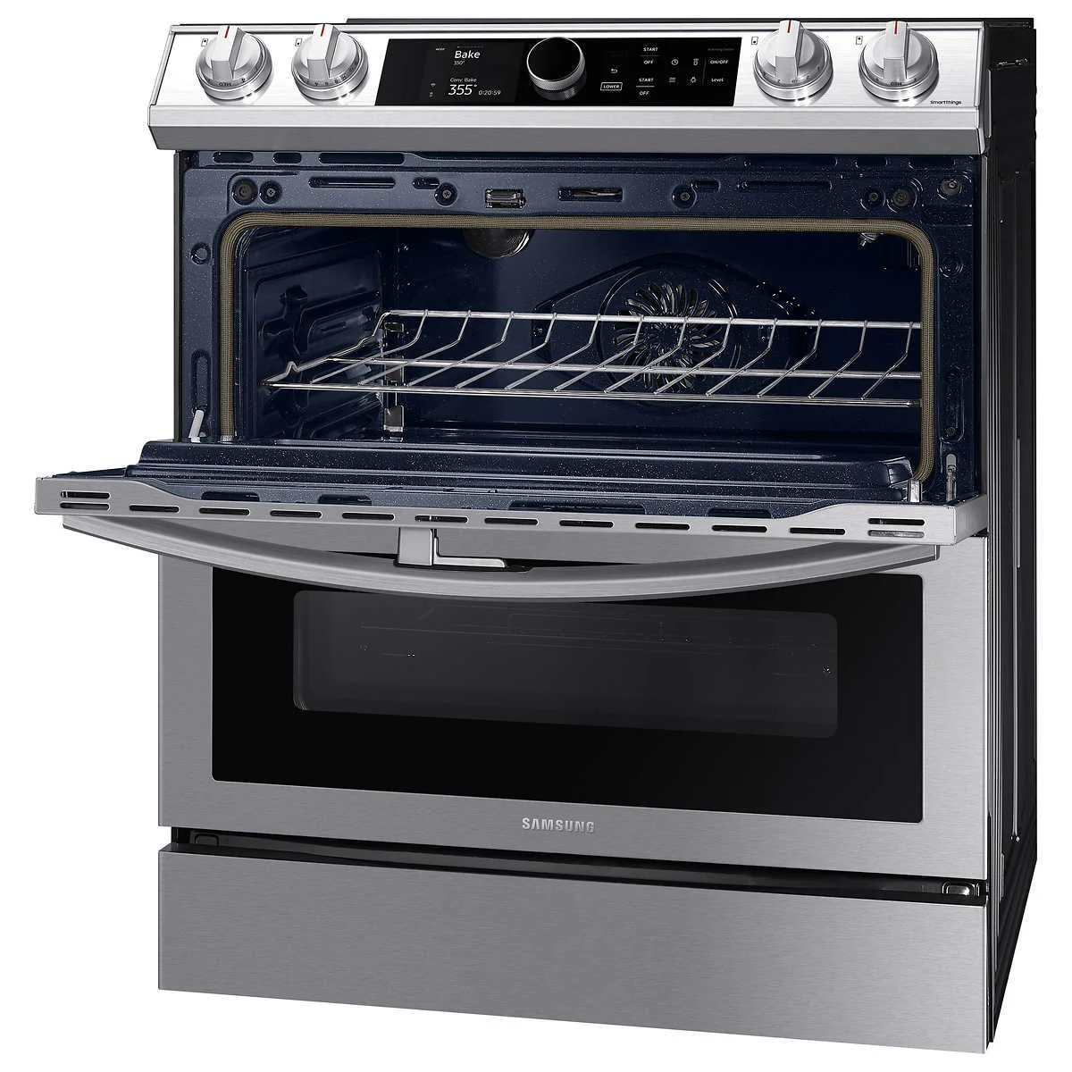 Samsung - Cuisinière électrique 30 po de 6,3 pi³ - Flex Duo - AirFryer - Image 5