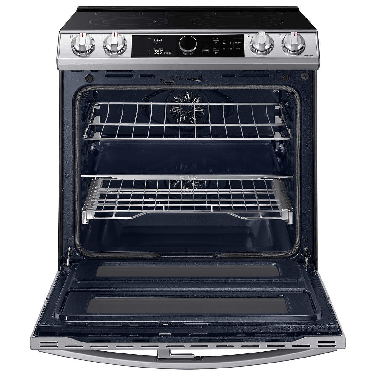 Samsung - Cuisinière électrique 30 po de 6,3 pi³ - Flex Duo - AirFryer - Image 6