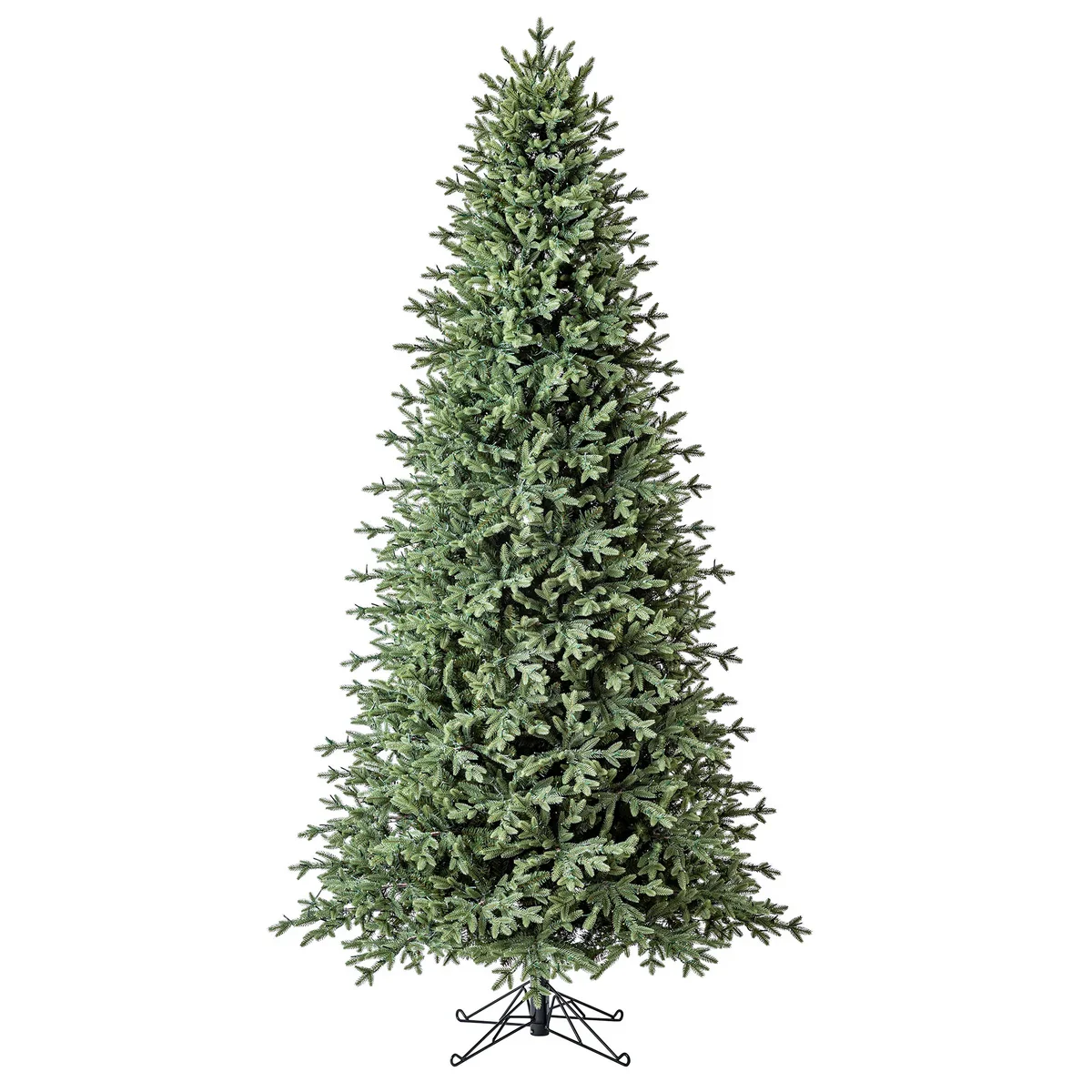 Sapin de Noël artificiel élancé de 2,75 m pré-éclairé à DEL scintillantes - Image 3