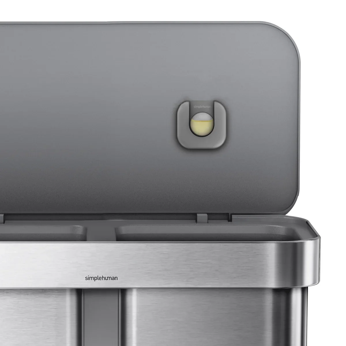 Simplehuman - Poubelle à pédale à double compartiment, 58L - Image 3
