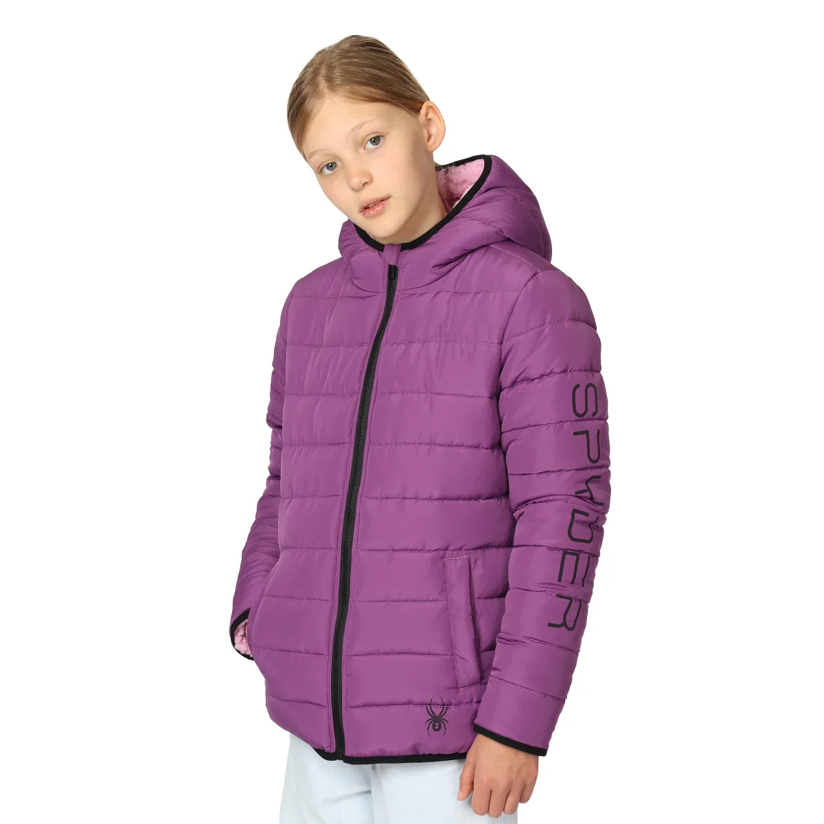 Spyder - Manteau matelassé doublé en sherpa - Image 9