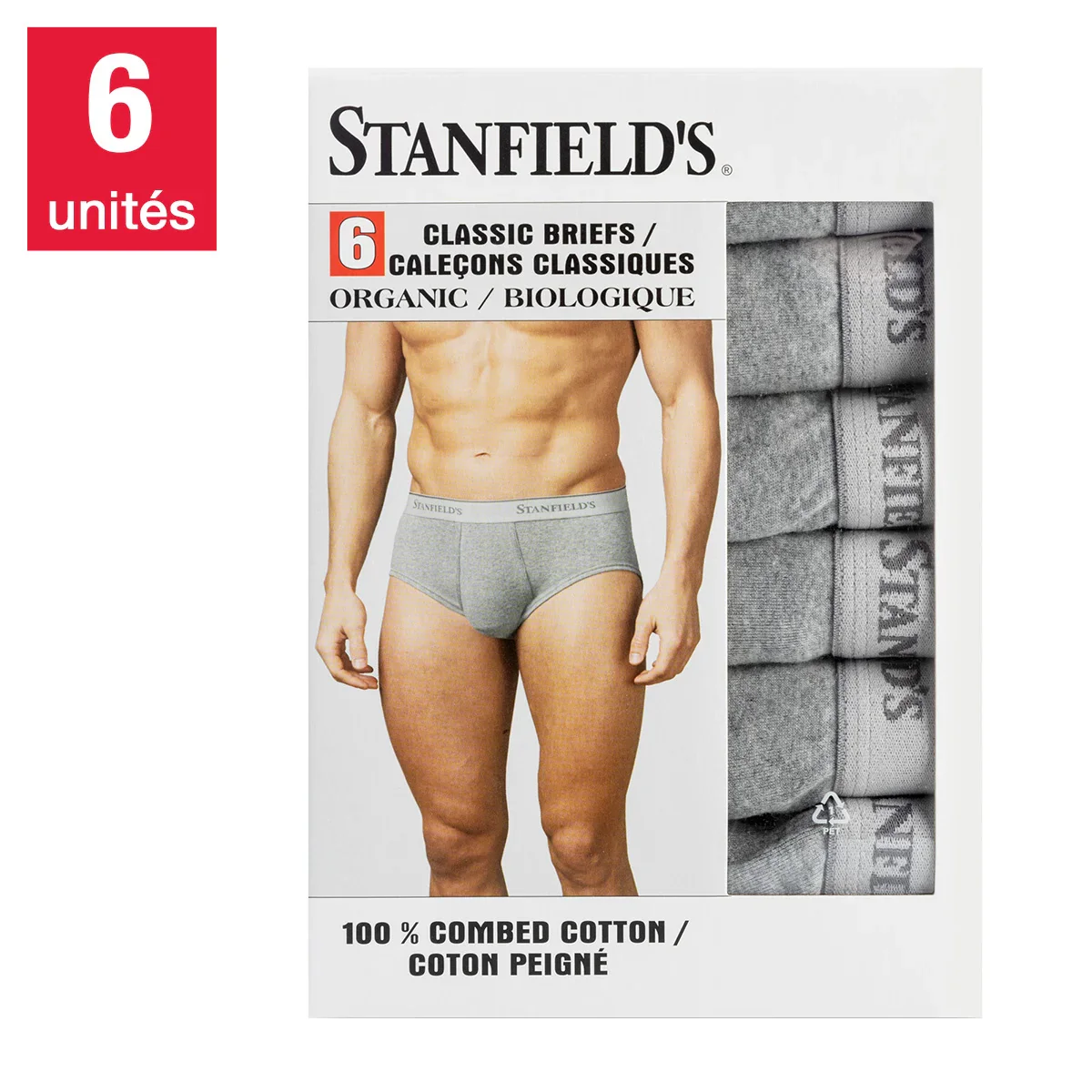 Stanfield’s - Caleçons organique pour homme, paquet de 6 - Image 5
