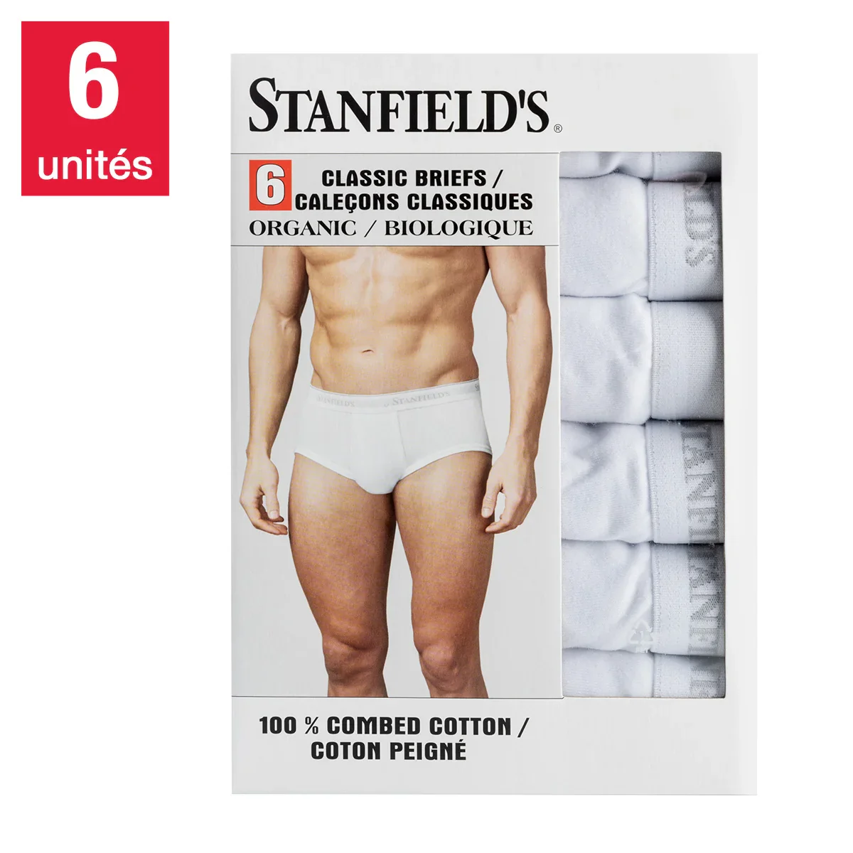Stanfield’s - Caleçons organique pour homme, paquet de 6 - Image 9