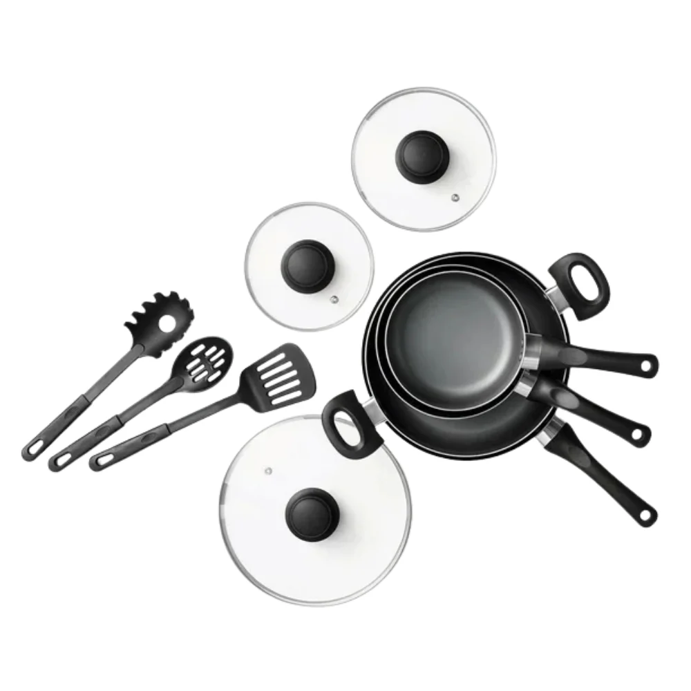 Starbasix - Batterie de cuisine avec surface antiadhésive 10-pièces - Image 2