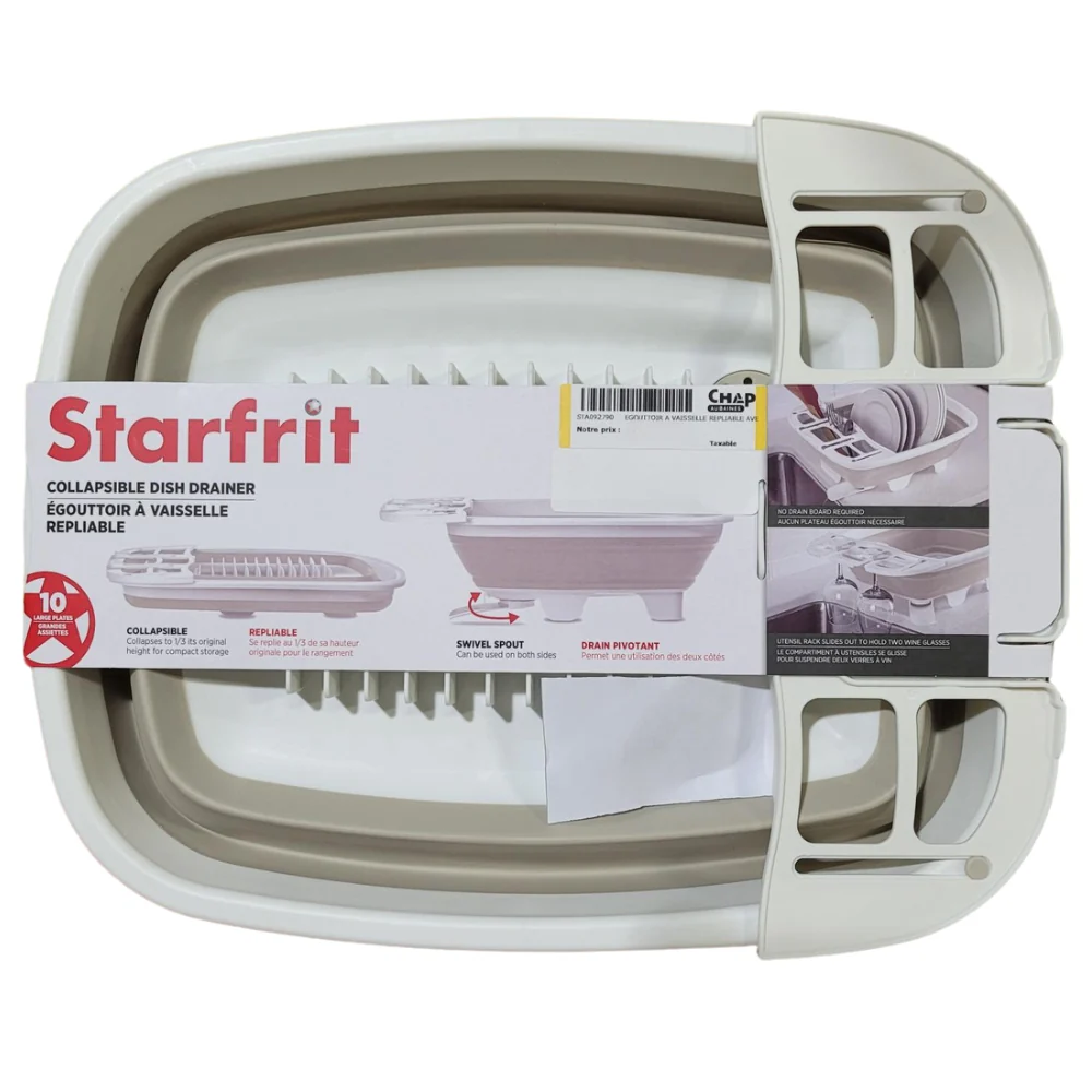 Starfrit - Égouttoir à vaisselle pliable