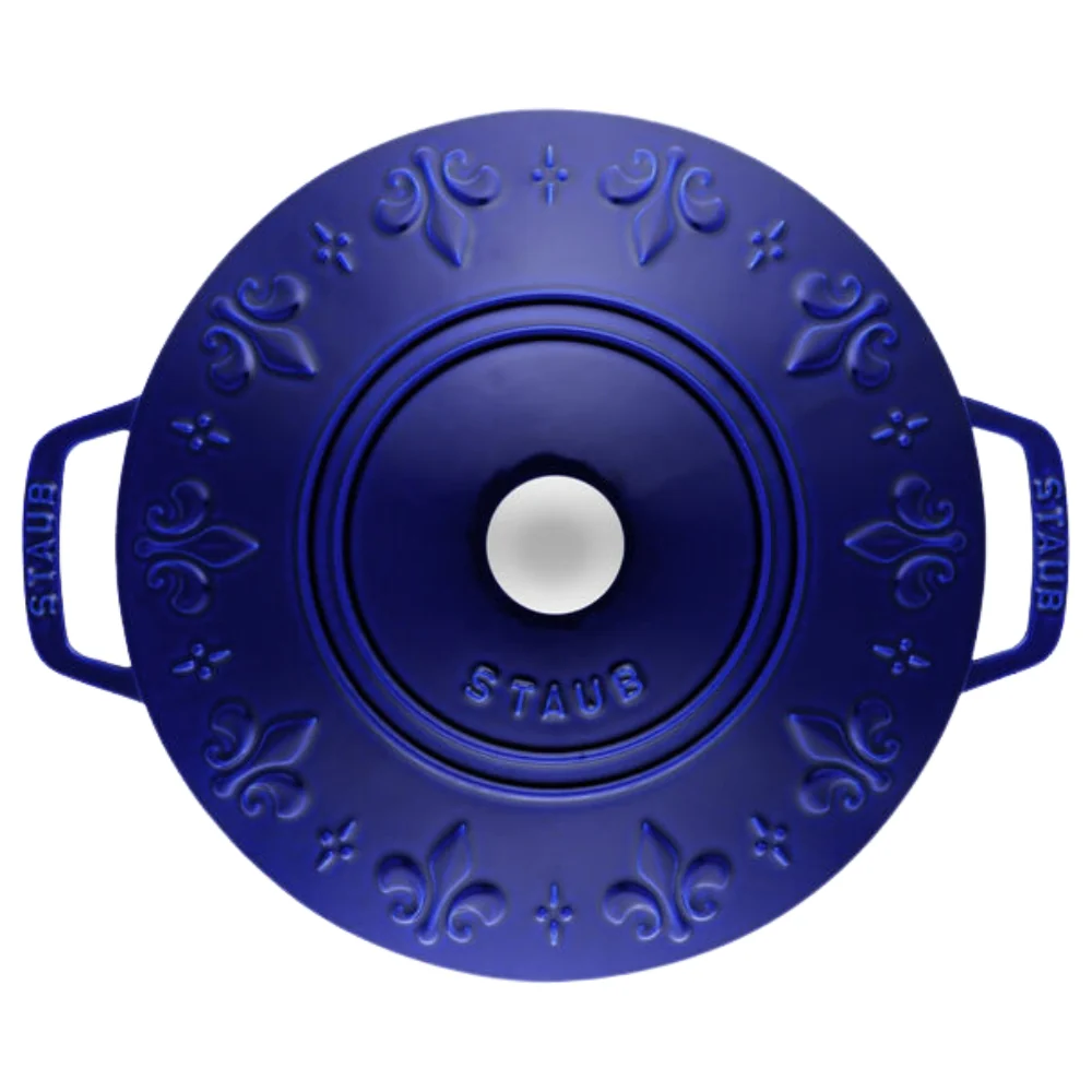 Staub - La Cocotte ronde en fonte Fleurs des Rois 3.6 L - Image 2