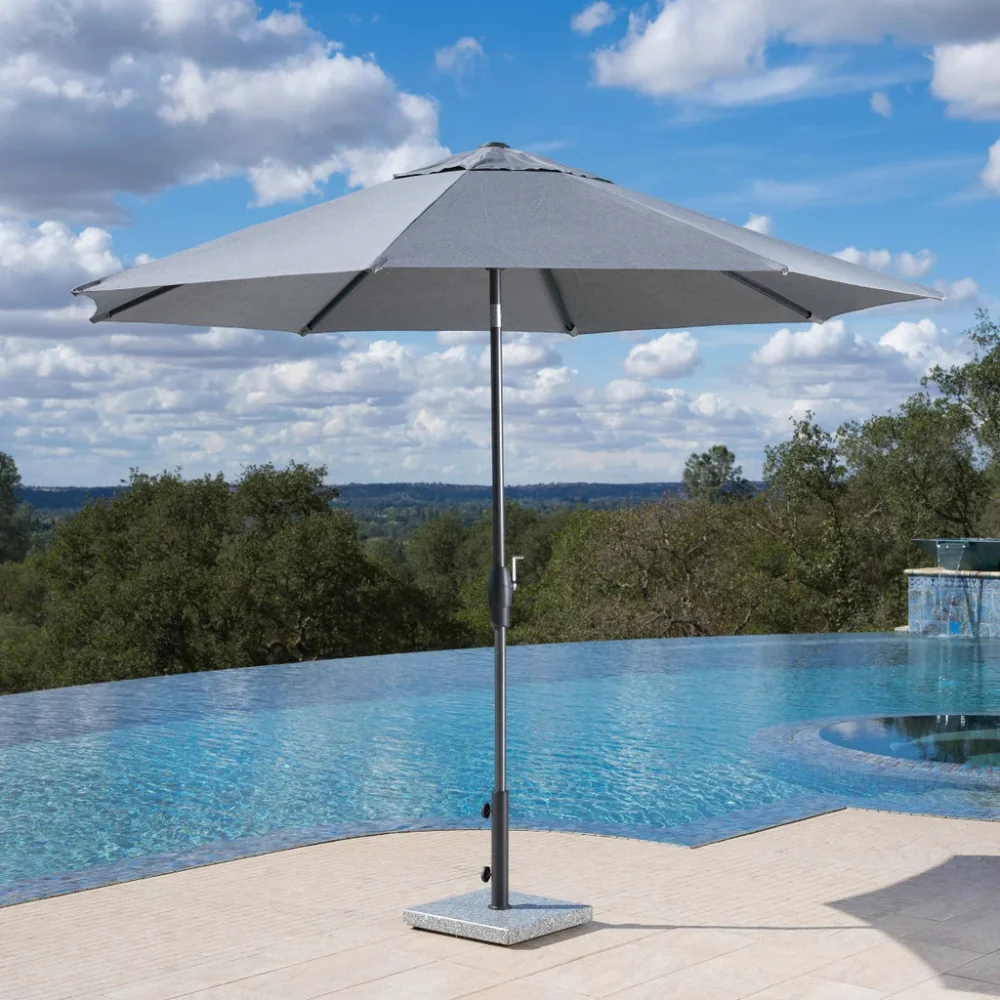 SunVilla - Parasol de marché 10 pi à inclinaison automatique - Image 10