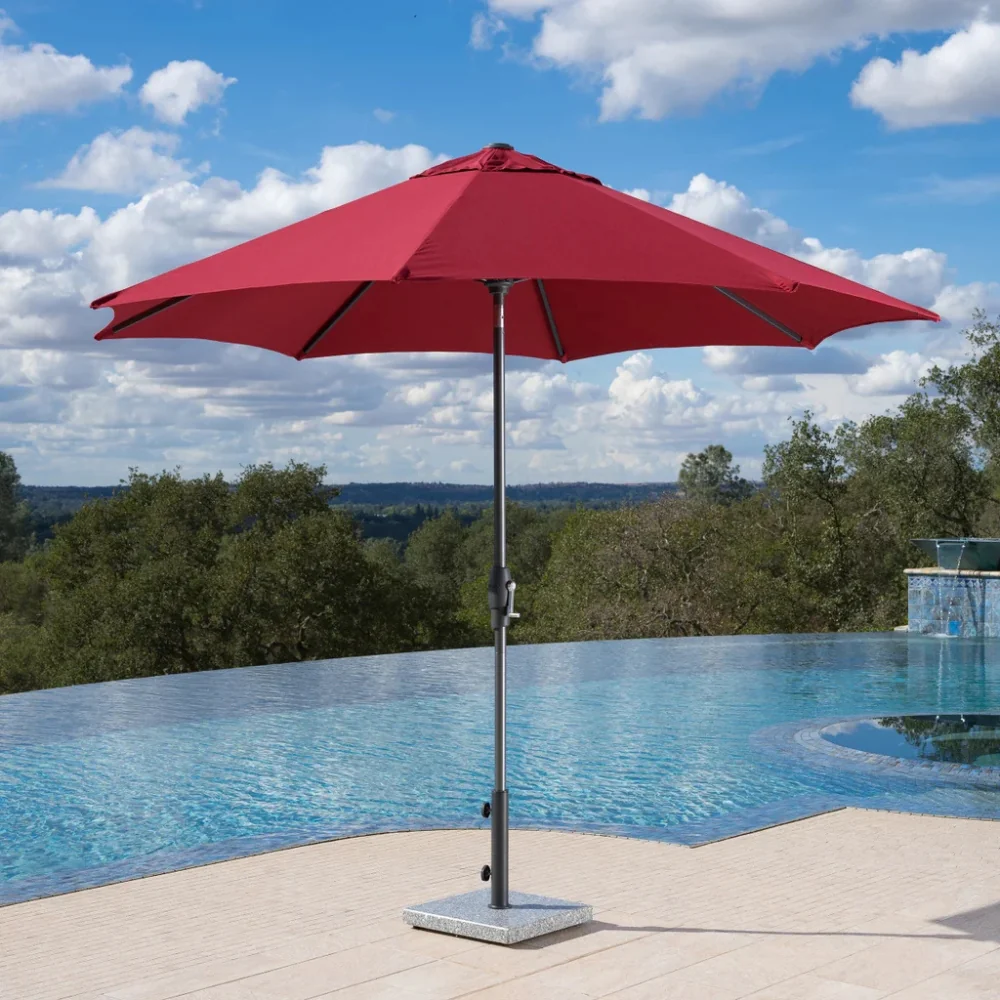 SunVilla - Parasol de marché 10 pi à inclinaison automatique - Image 11