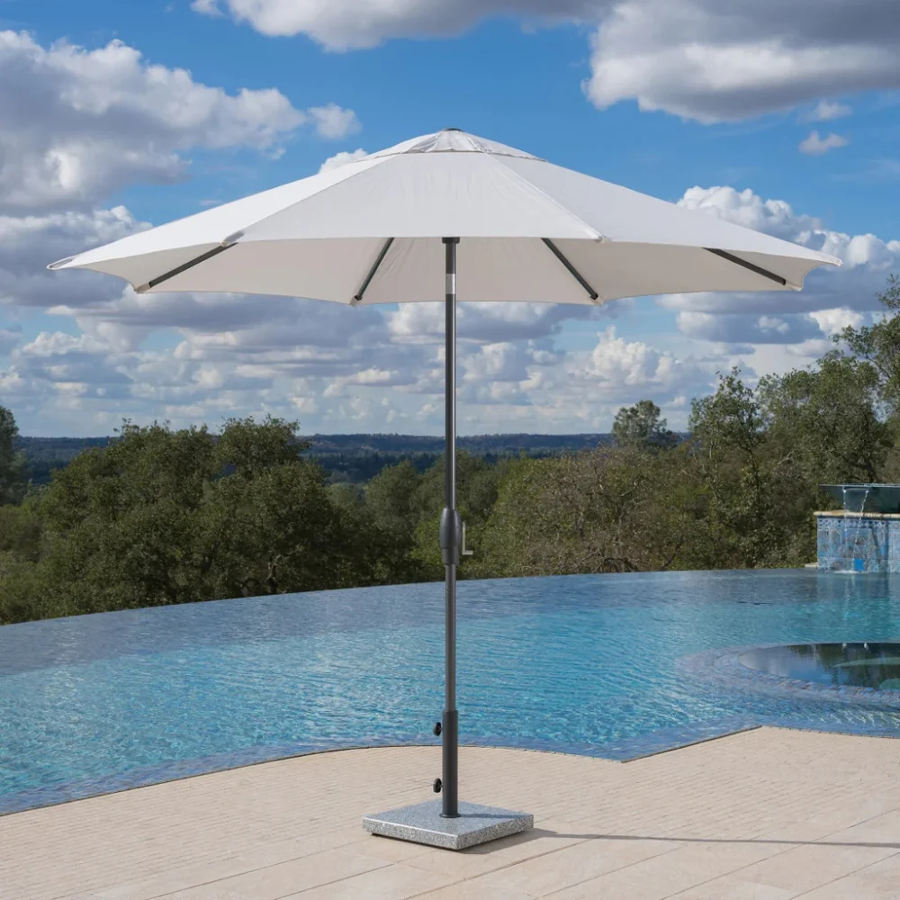 SunVilla - Parasol de marché 10 pi à inclinaison automatique - Image 9