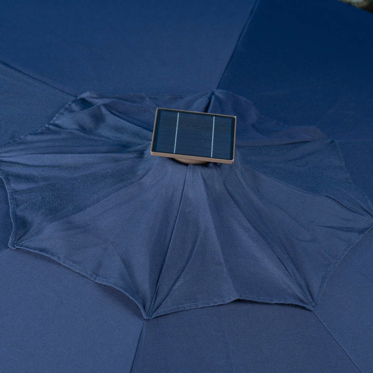 Sunvilla - Parasol rond Ă DEL solaire de 3,35 m (11 pi) - Image 2