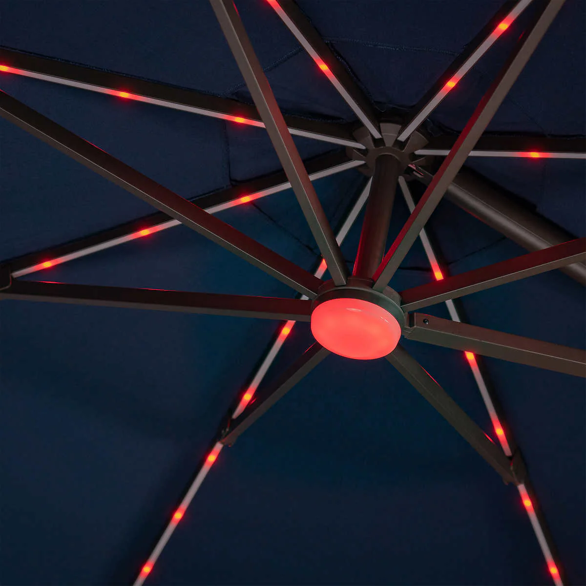 Sunvilla - Parasol rond Ă DEL solaire de 3,35 m (11 pi) - Image 6