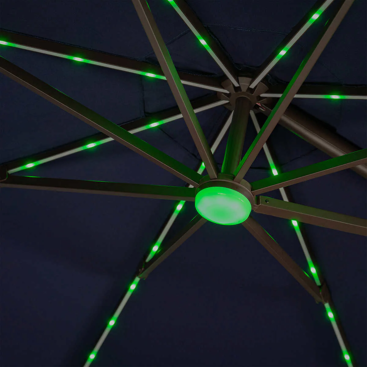 Sunvilla - Parasol rond Ă DEL solaire de 3,35 m (11 pi) - Image 7