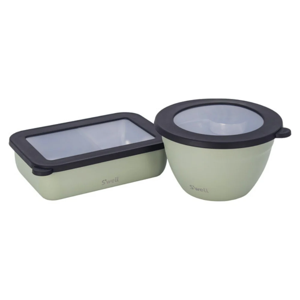 S'well - Ensemble boîte à bento 1,7 L (60 oz) et saladier 1,9 L (64 oz)