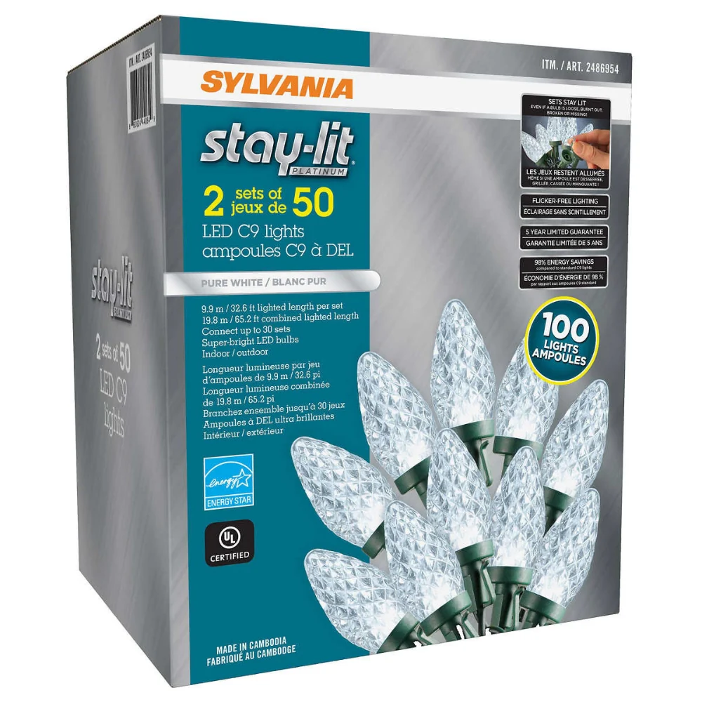 Sylvania - C9 DEL, paquet de 2 - Image 3