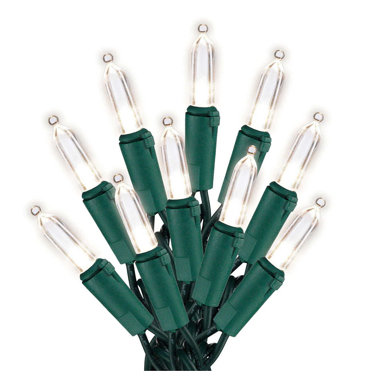 Sylvania - Ensemble de 2 guirlandes de 100 lumières DEL traditionnel blanc pur Stylit - Image 2