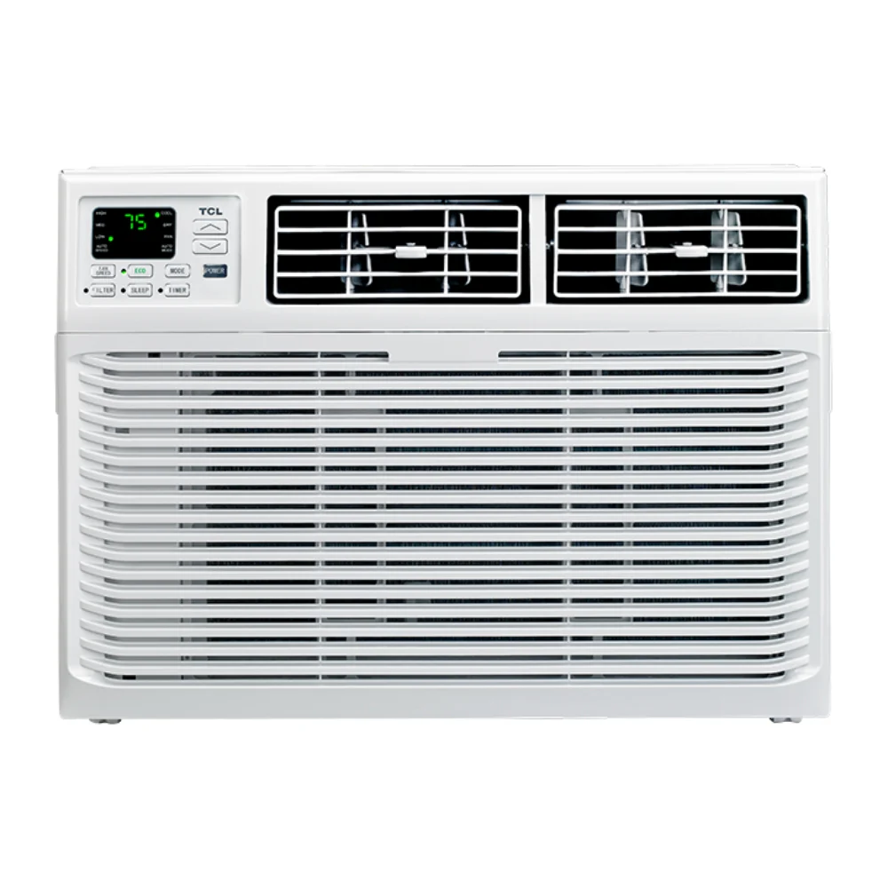 TCL - Climatiseur de fenêtre intelligent de 24000 BTU avec chauffage - H24W34WH