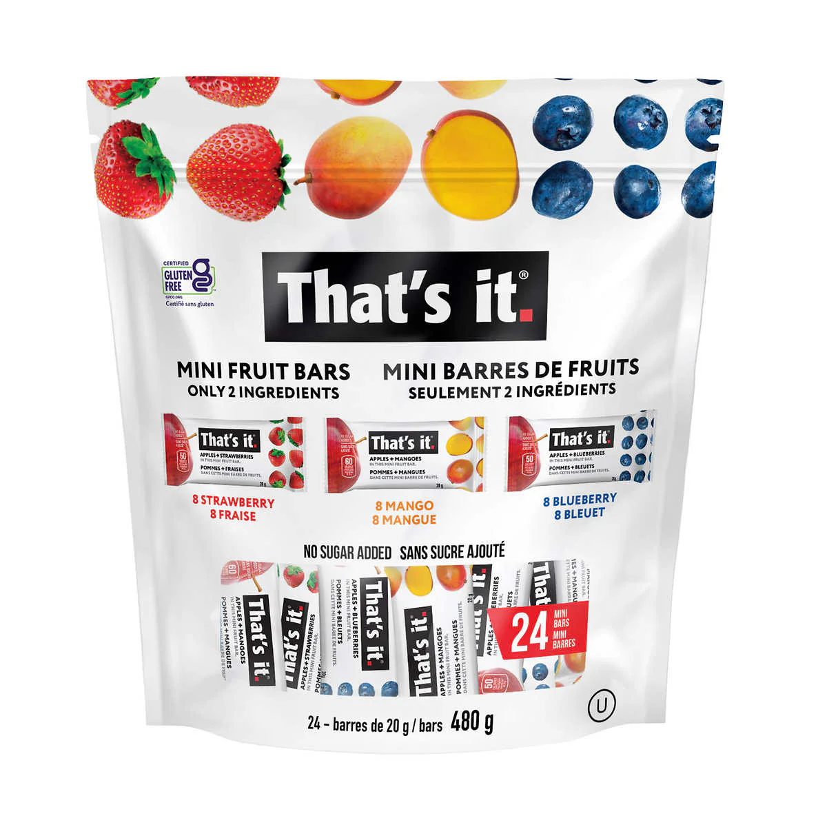That's it - Sac varié de mini barres aux fruits