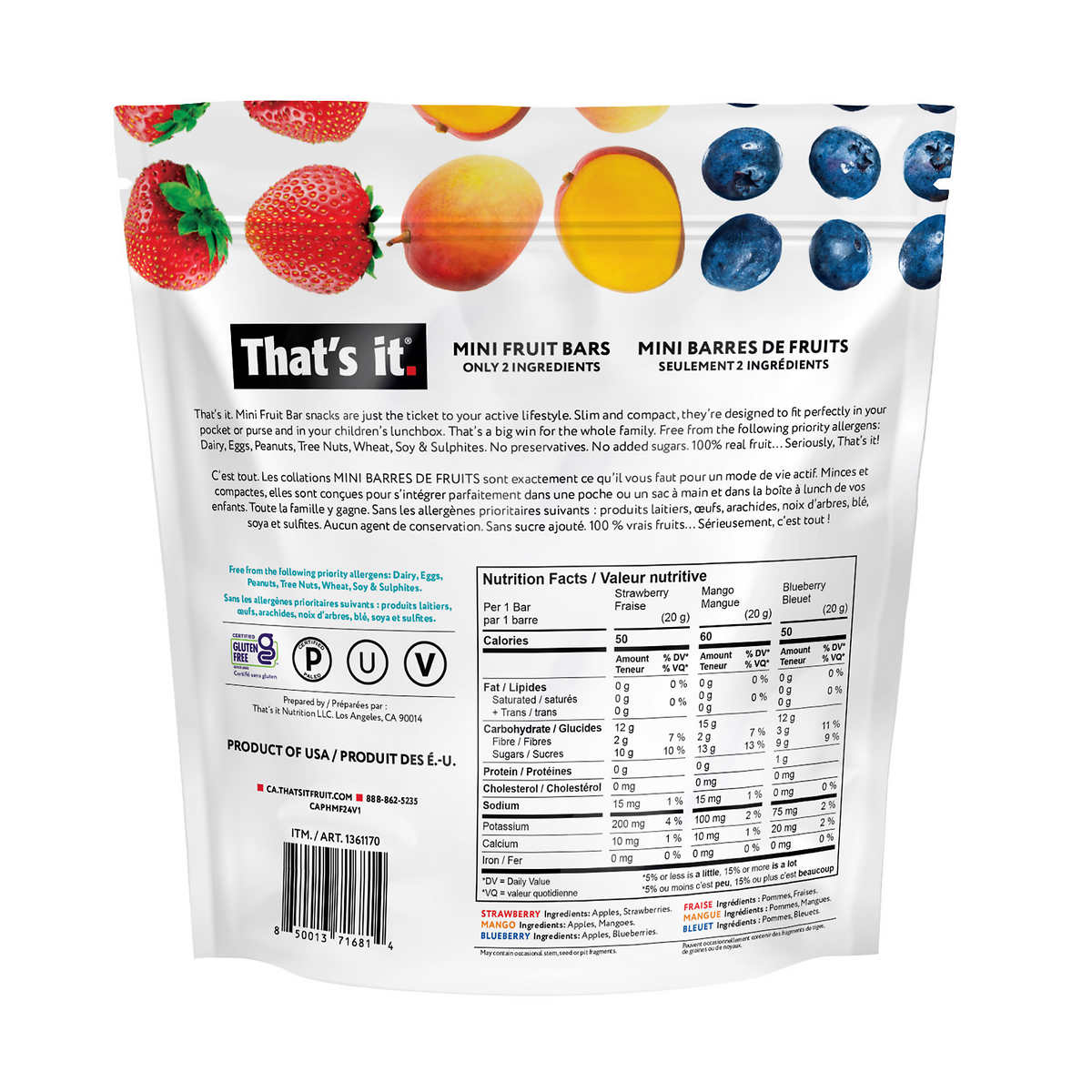 That's it - Sac varié de mini barres aux fruits - Image 2