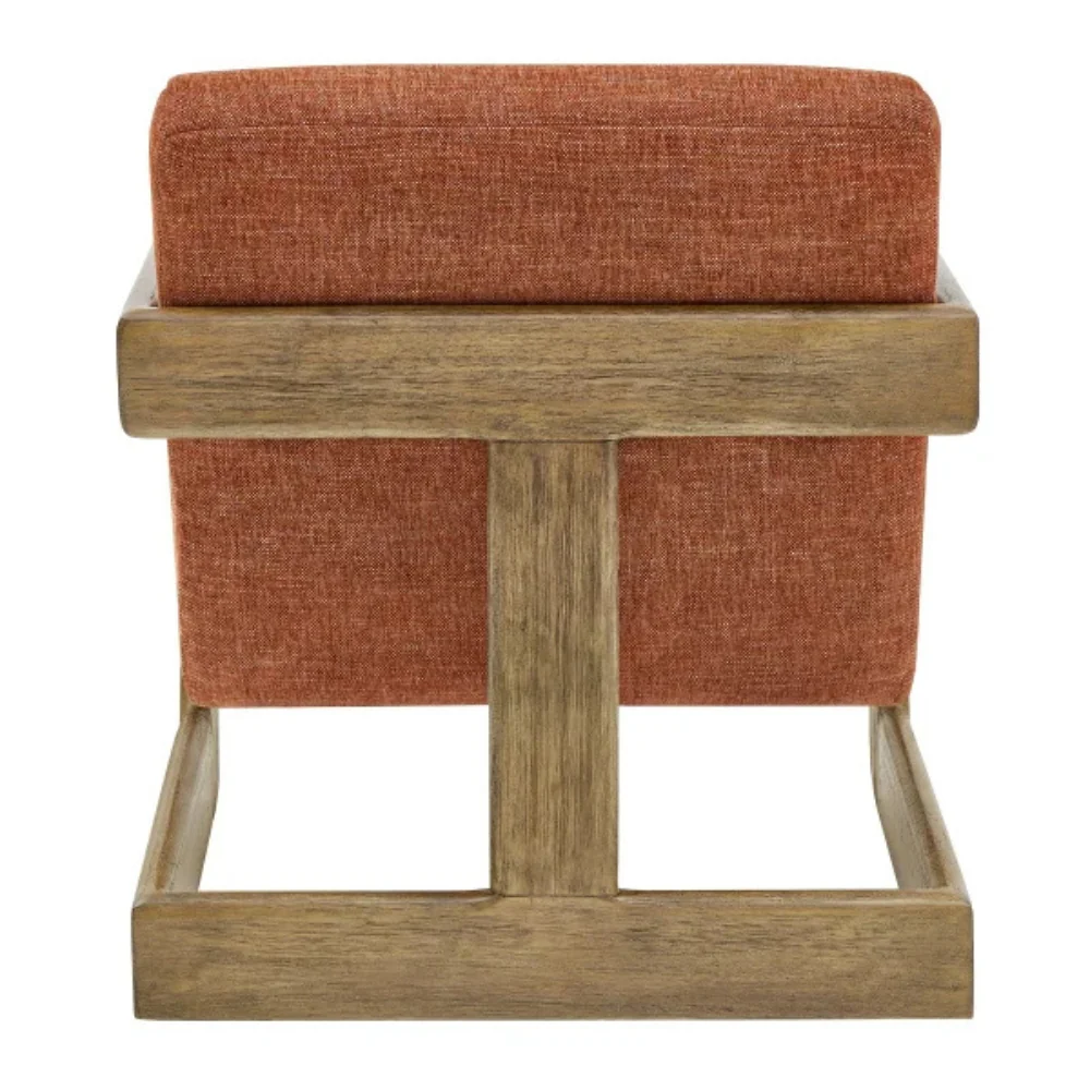 Thomasville – Fauteuil d’appoint en tissu avec base en bois - Image 12