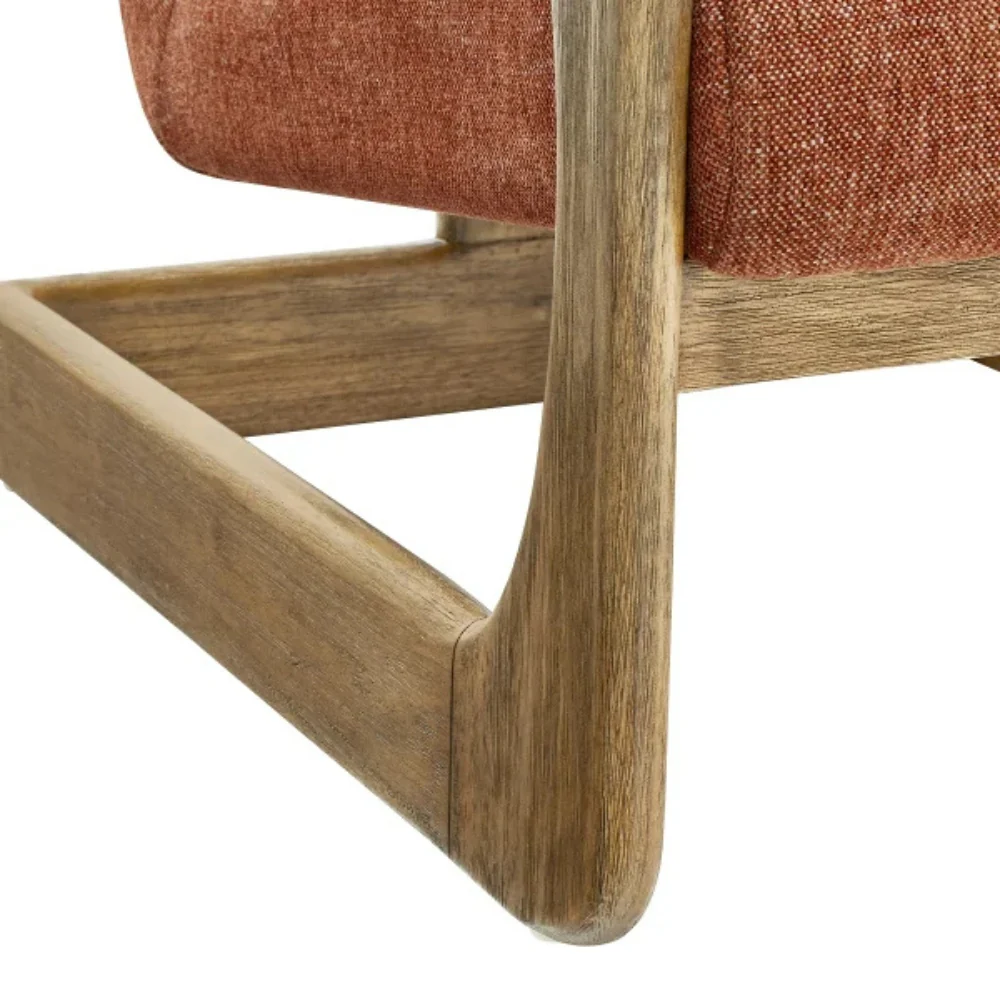 Thomasville – Fauteuil d’appoint en tissu avec base en bois - Image 13