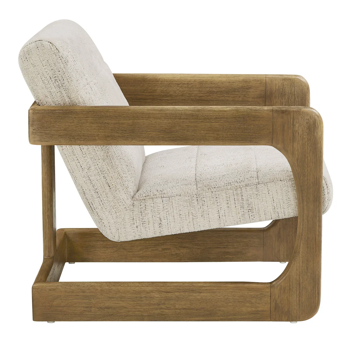 Thomasville – Fauteuil d’appoint en tissu avec base en bois - Image 2