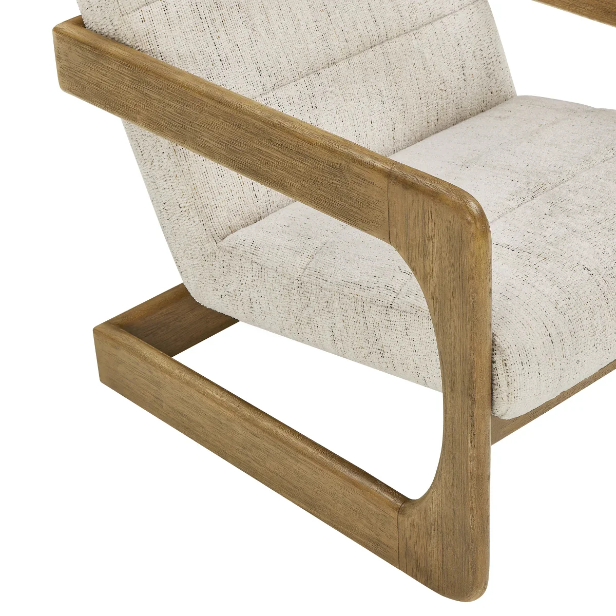 Thomasville – Fauteuil d’appoint en tissu avec base en bois - Image 4