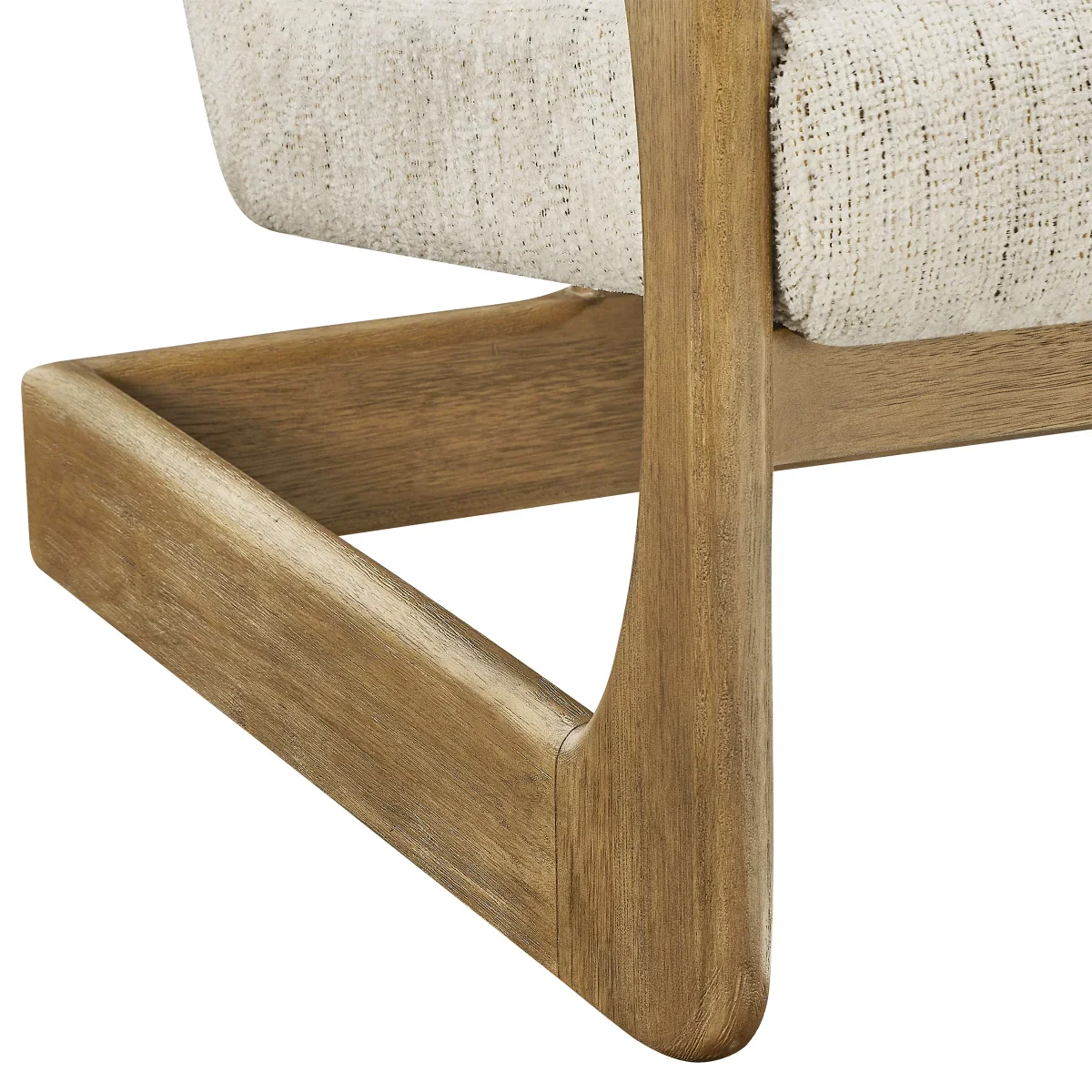 Thomasville – Fauteuil d’appoint en tissu avec base en bois - Image 5