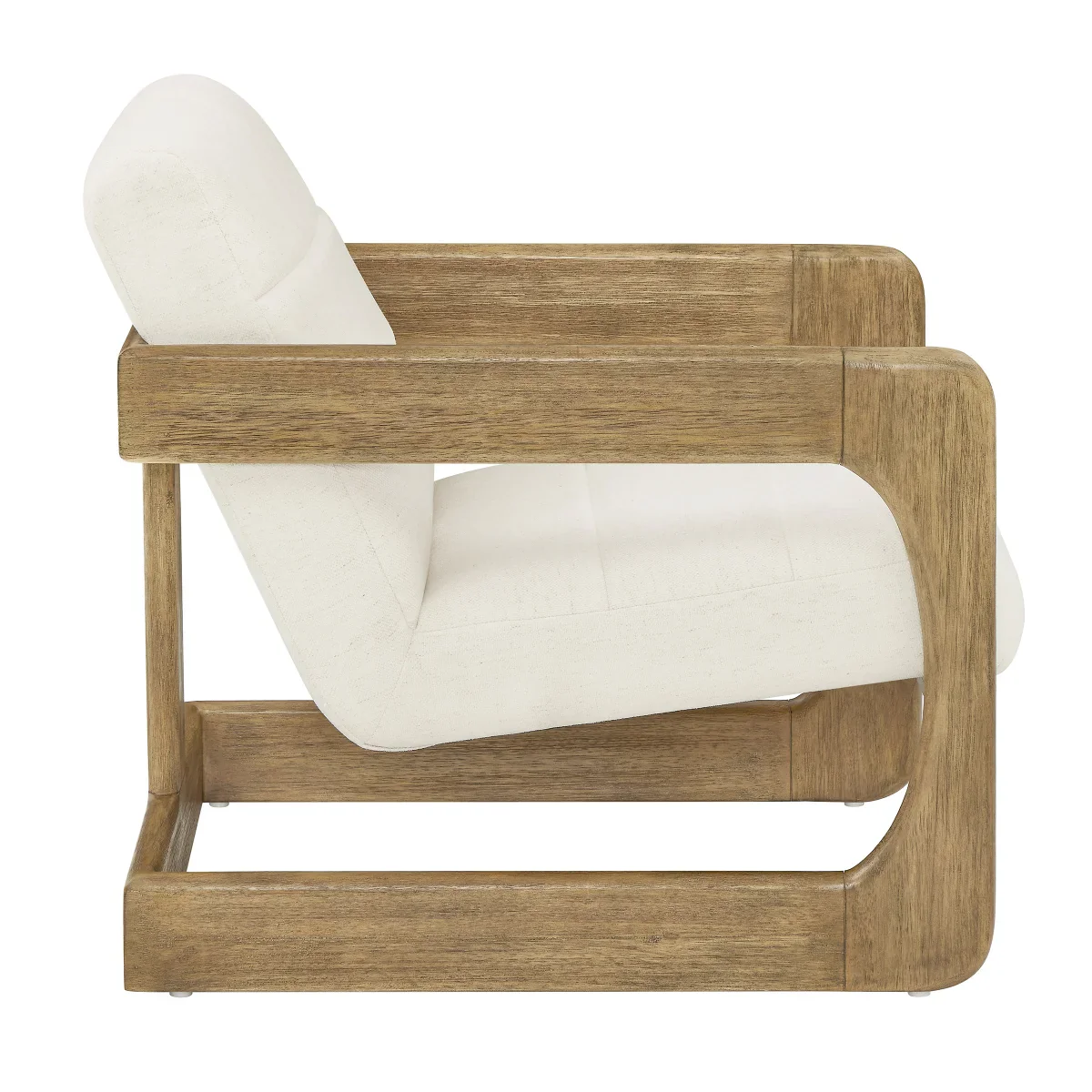 Thomasville – Fauteuil d’appoint en tissu avec base en bois - Image 7