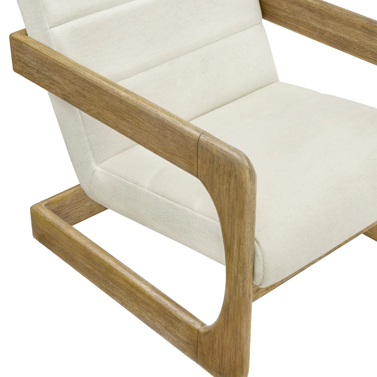 Thomasville – Fauteuil d’appoint en tissu avec base en bois - Image 9