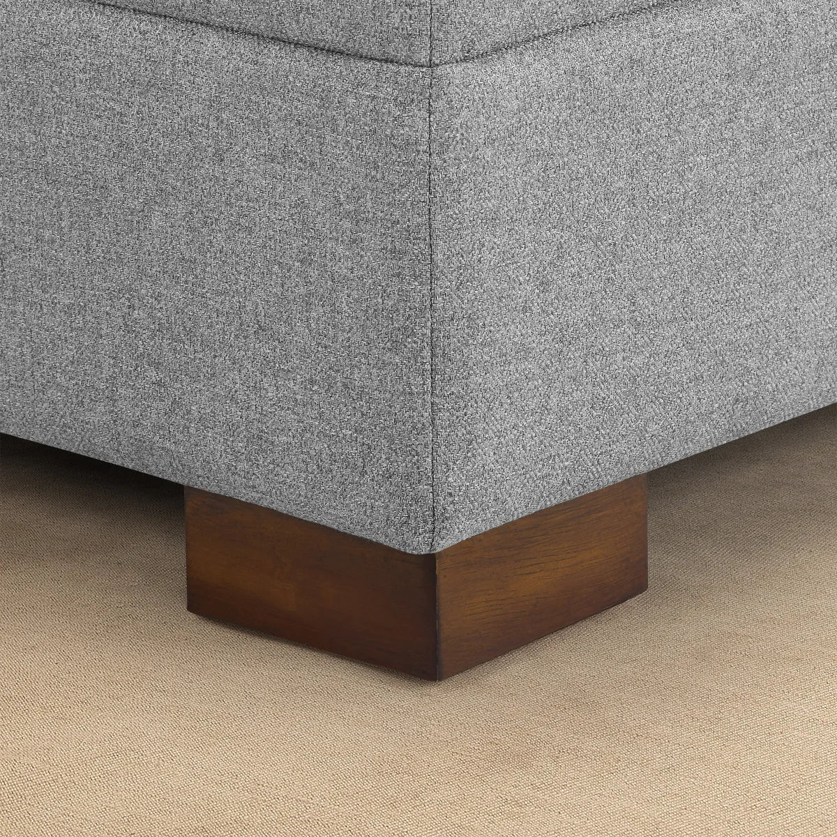 Thomasville Langdon - Sectionnel en tissu 3 pièces avec pouf de rangement - Image 5