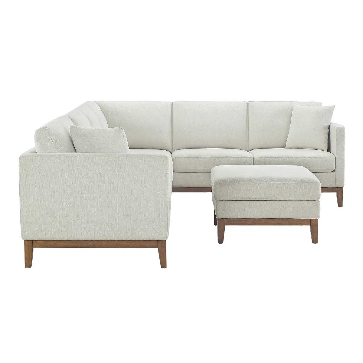Thomasville - Sectionnel en tissu 3 pièces avec pouf de rangement - Image 2