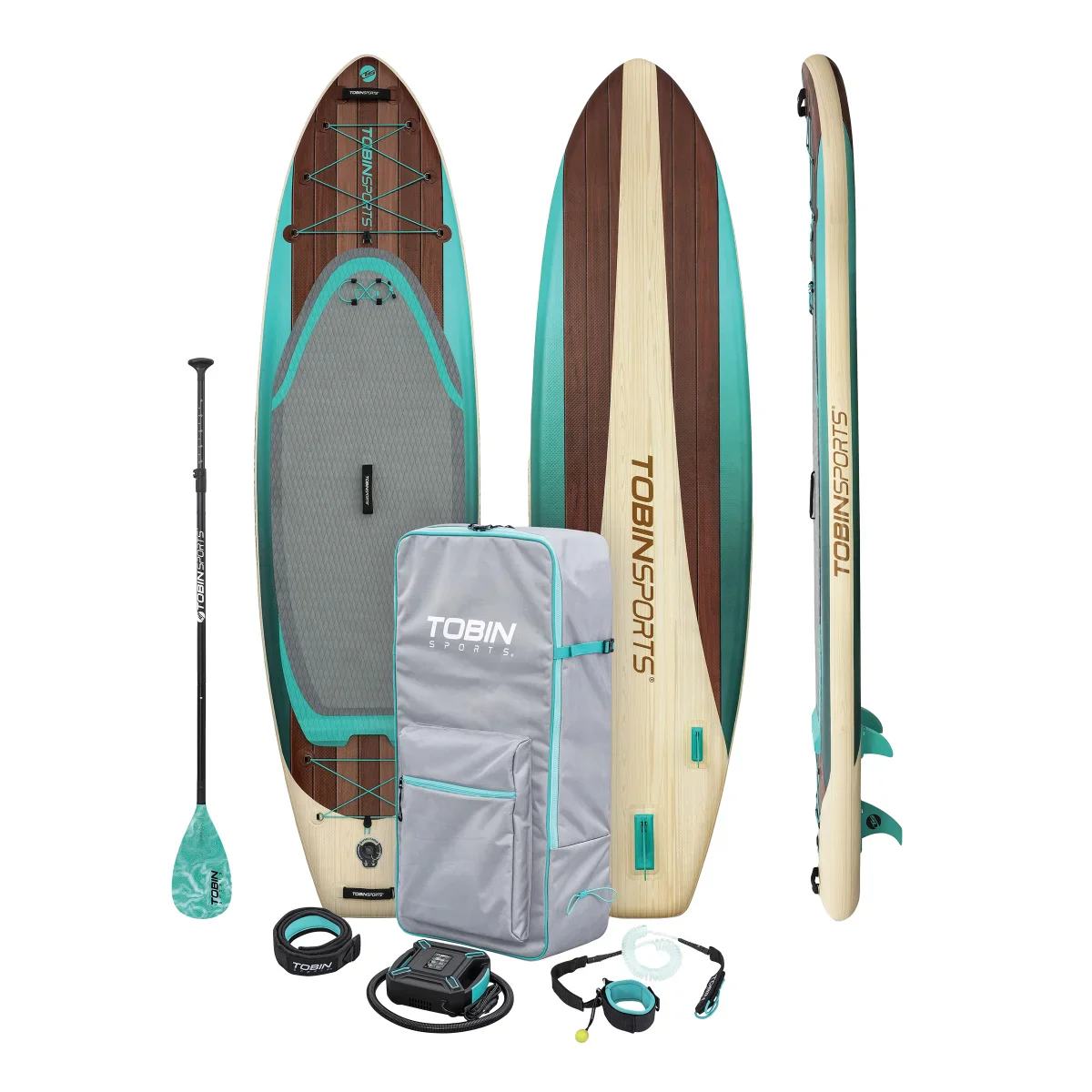 Tobin Sports - Ensemble de planche à pagaie gonflable Endeavor Elite 3,40 m (11 pi)