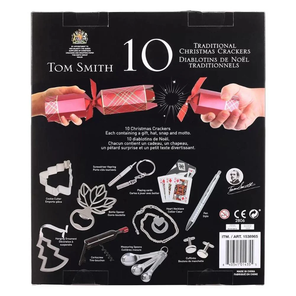 Tom Smith - Ensemble de 10 diablotins de Noël de luxe - Image 2