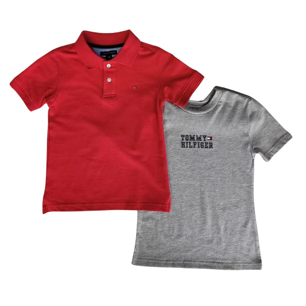Tommy Hilfiger - Ensemble chandail a manches courte, 2 pièces - Image 2
