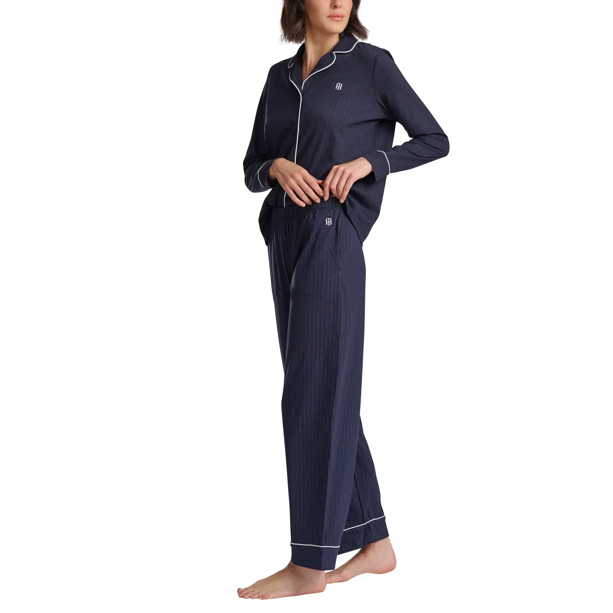 Tommy Hilfiger - Ensemble pyjama à col cranté, 2 pièces - Image 4