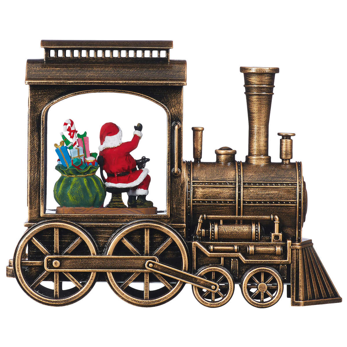 Train Holiday Express avec paillettes, 2 pièces - Image 4