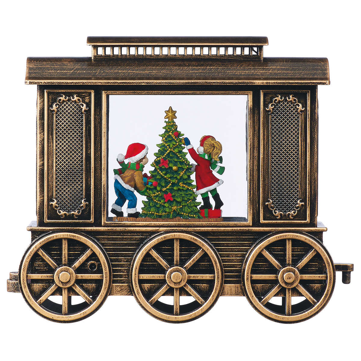 Train Holiday Express avec paillettes, 2 pièces - Image 5