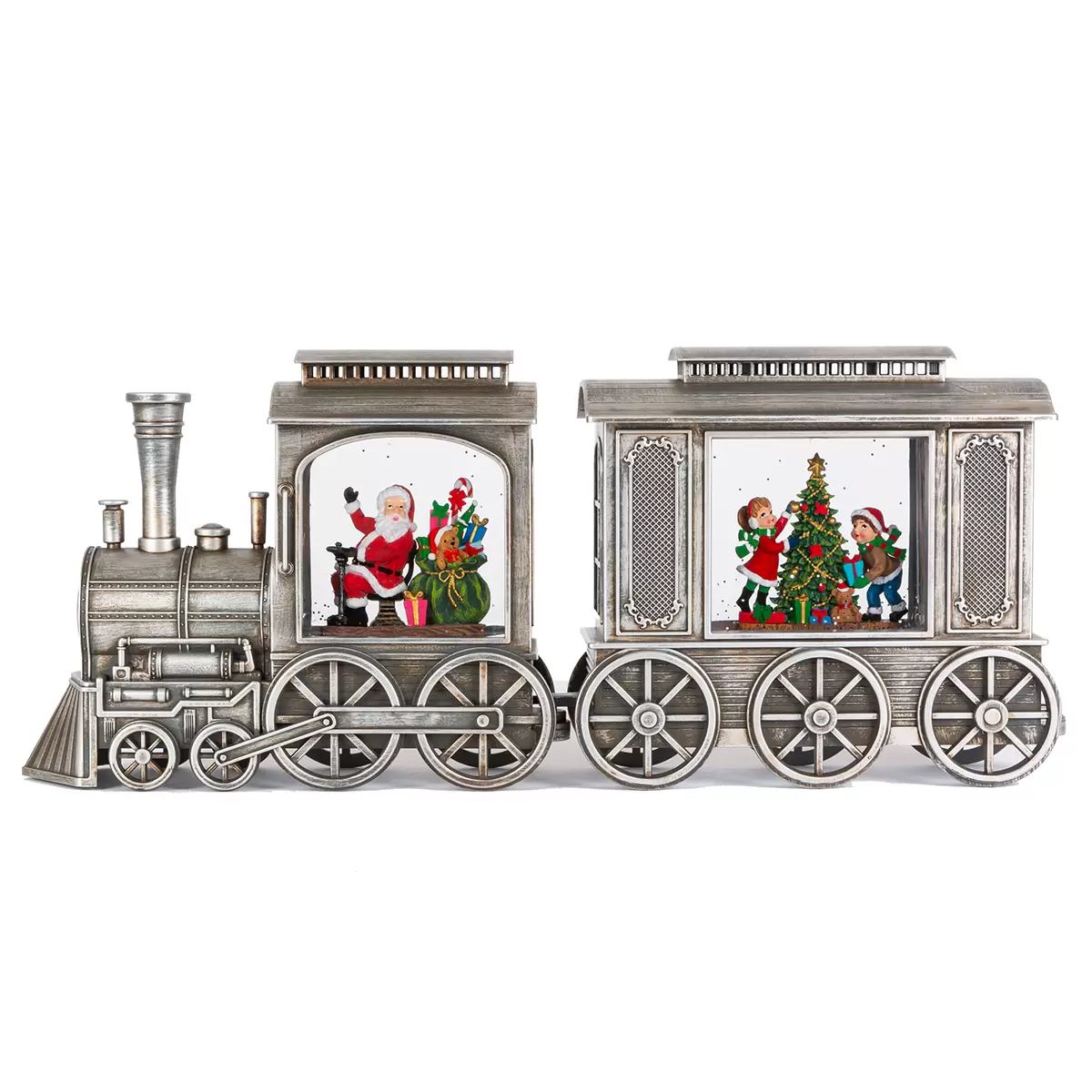 Train Holiday Express avec paillettes, 2 pièces - Image 7