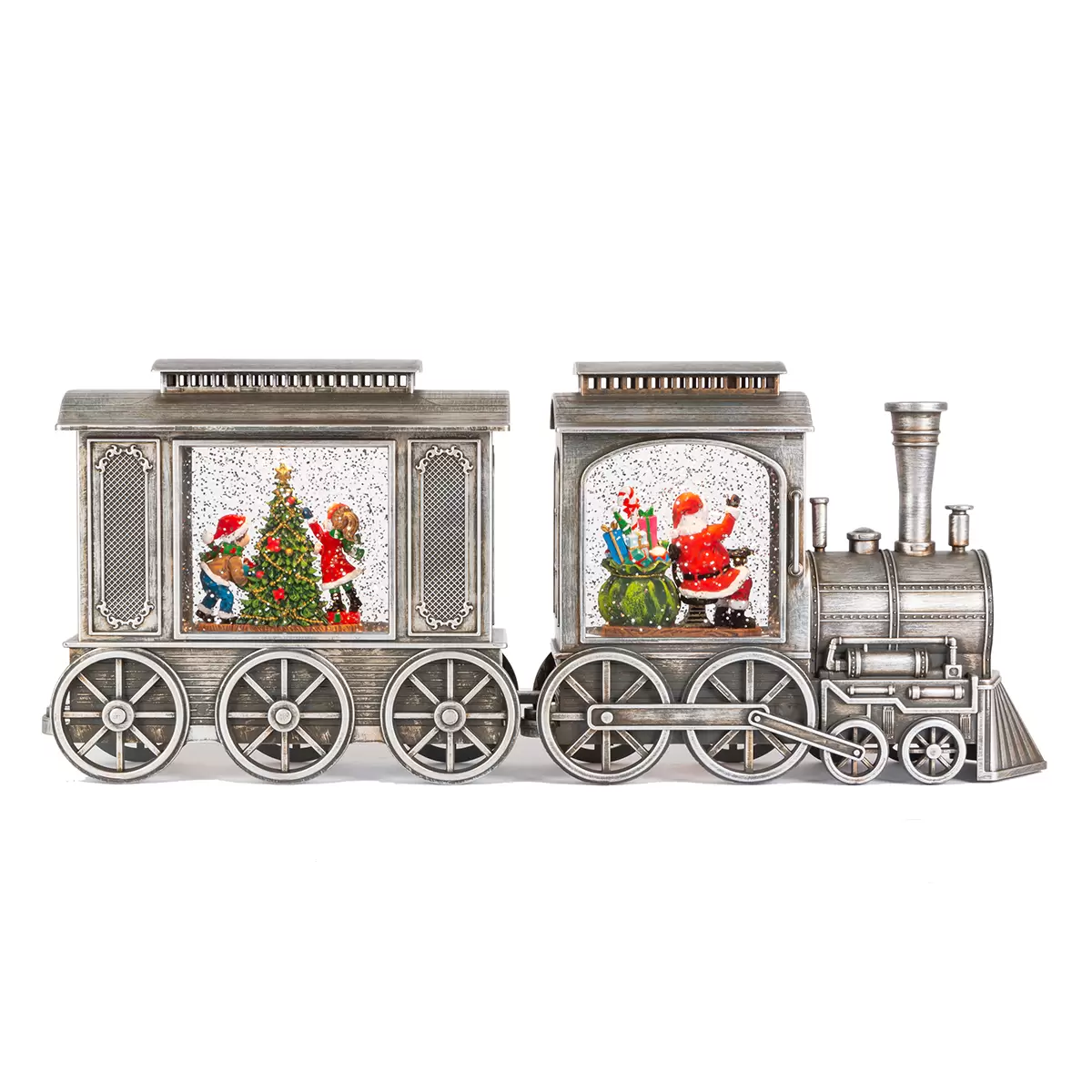 Train Holiday Express avec paillettes, 2 pièces - Image 8