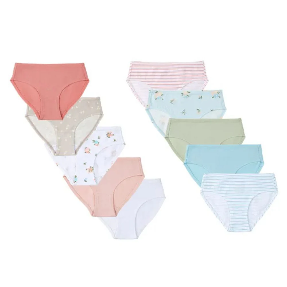 Trimfit - Ensemble culottes bikini pour filles, paquet de 10 - Image 2