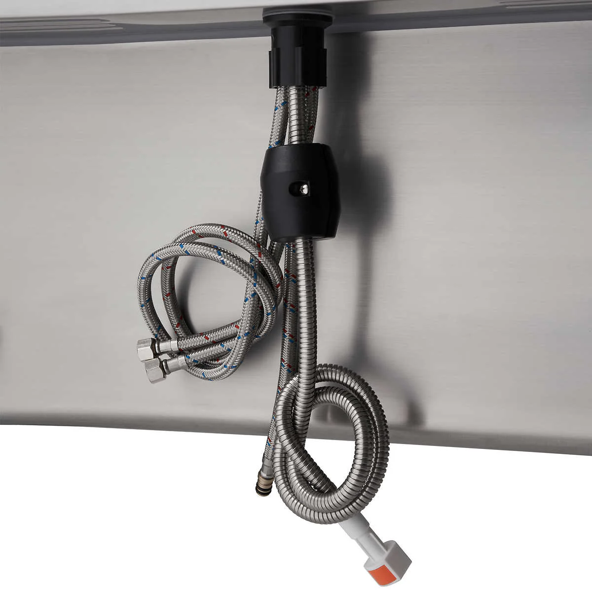 TRINITY - Évier utilitaire en acier inoxydable de 32 po x 16 po avec robinet télescopique - Image 4