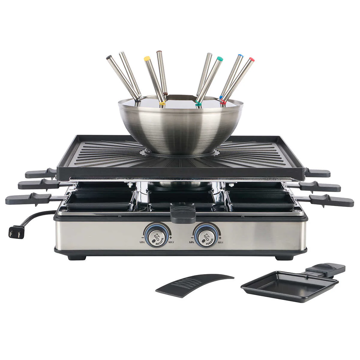 Trudeau - Ensemble de gril pour raclette et fondue électrique 30 pcs - Image 2