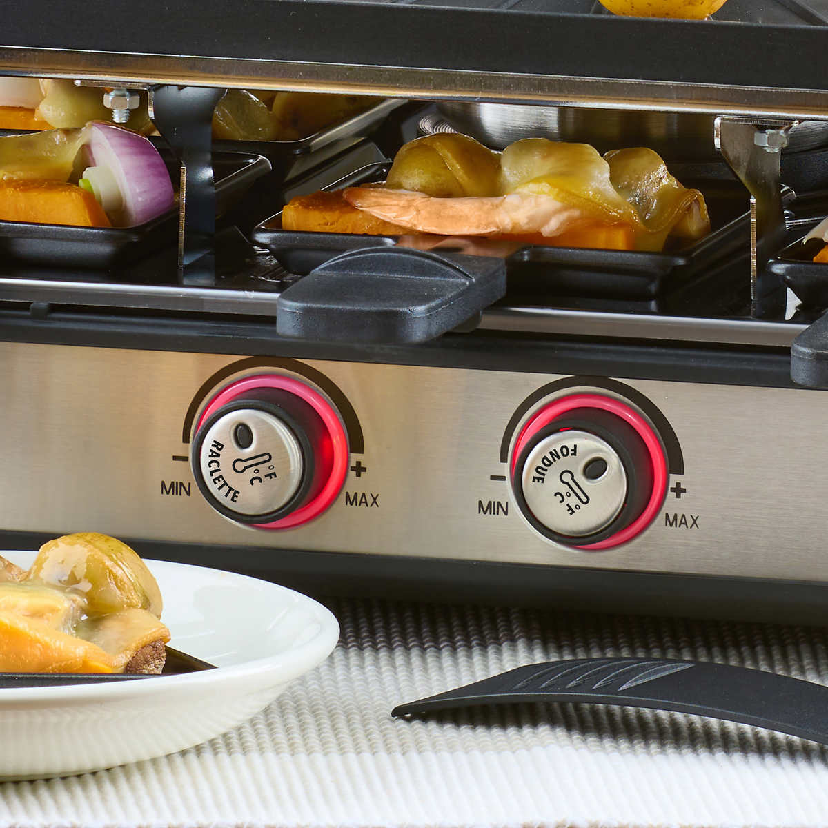 Trudeau - Ensemble de gril pour raclette et fondue électrique 30 pcs - Image 3