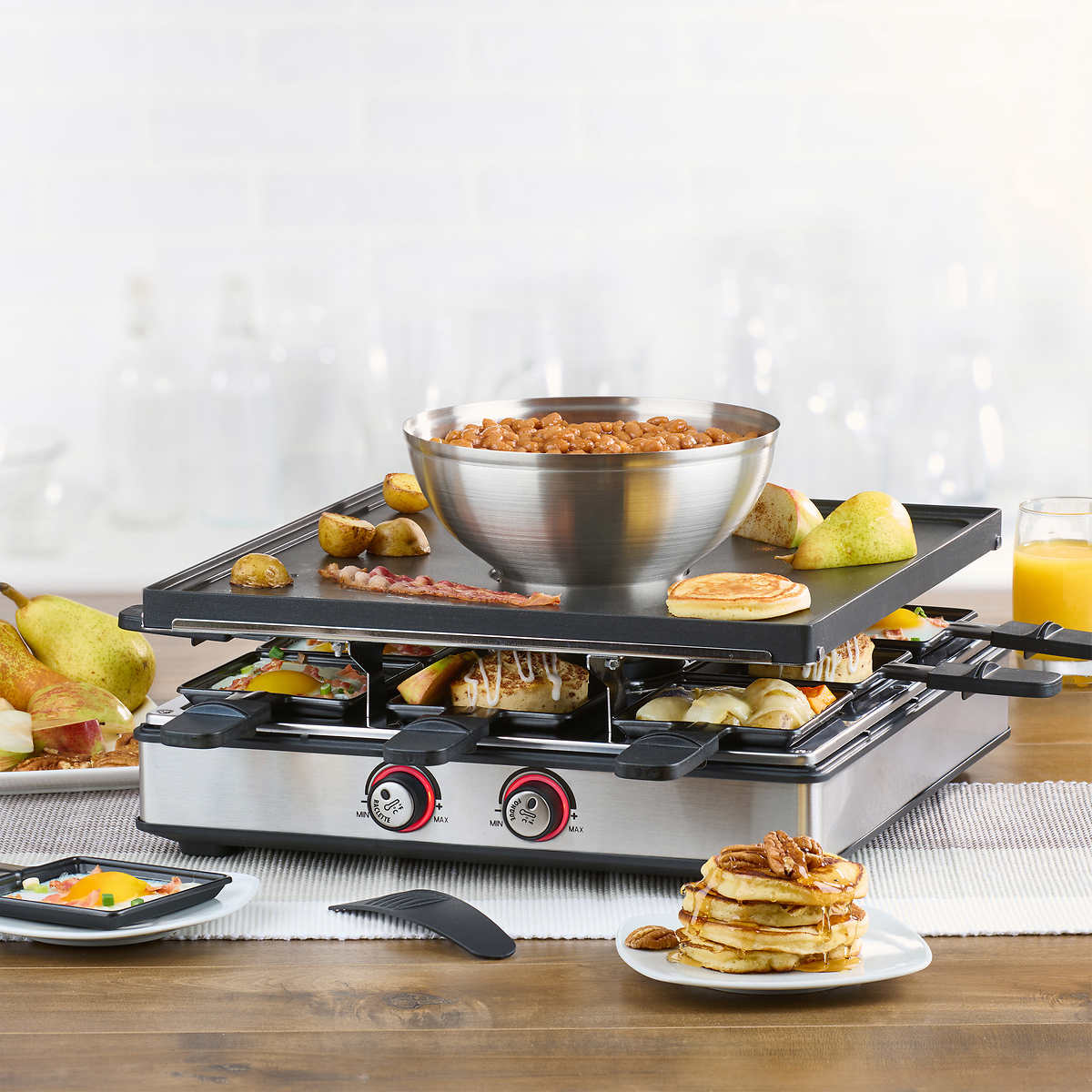 Trudeau - Ensemble de gril pour raclette et fondue électrique 30 pcs - Image 5